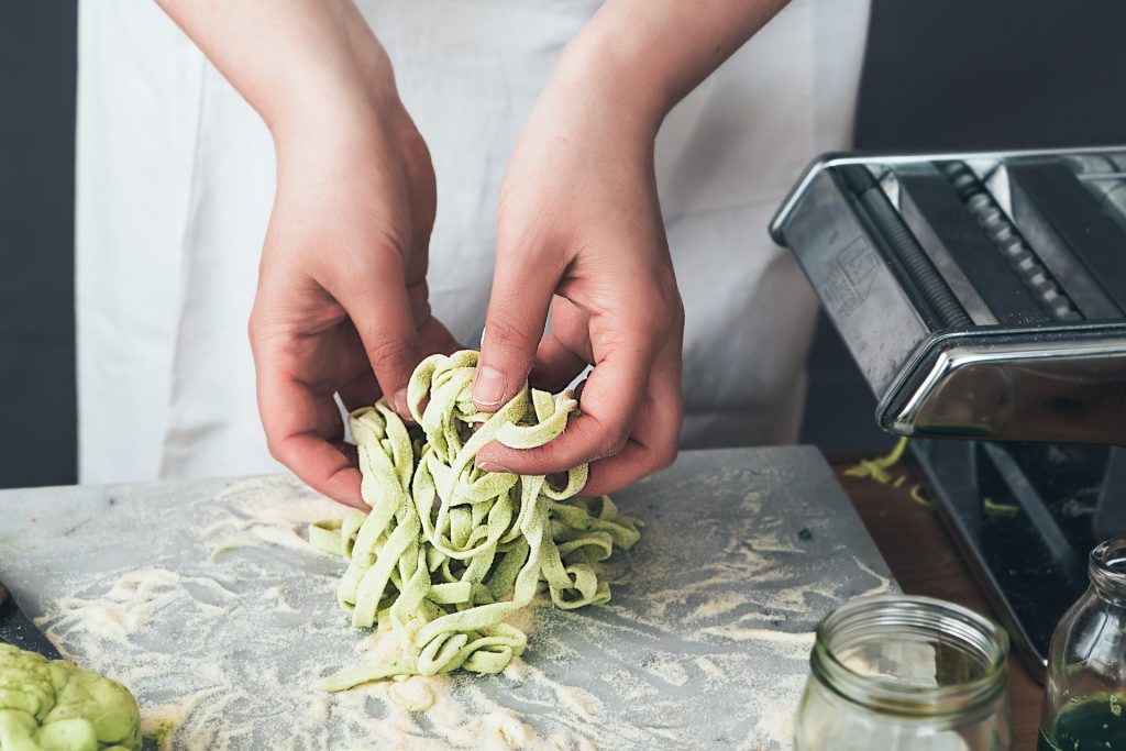 food bärlauch pasta homemade Fotografie