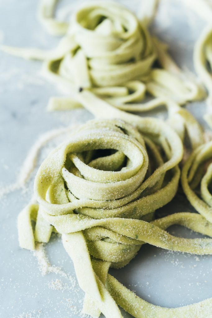 food bärlauch pasta homemade Fotografie