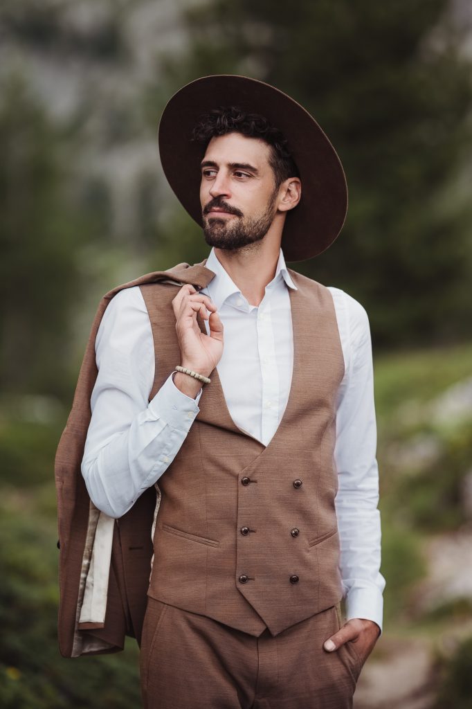 Elopement Hochzeit Dolomiten Paar