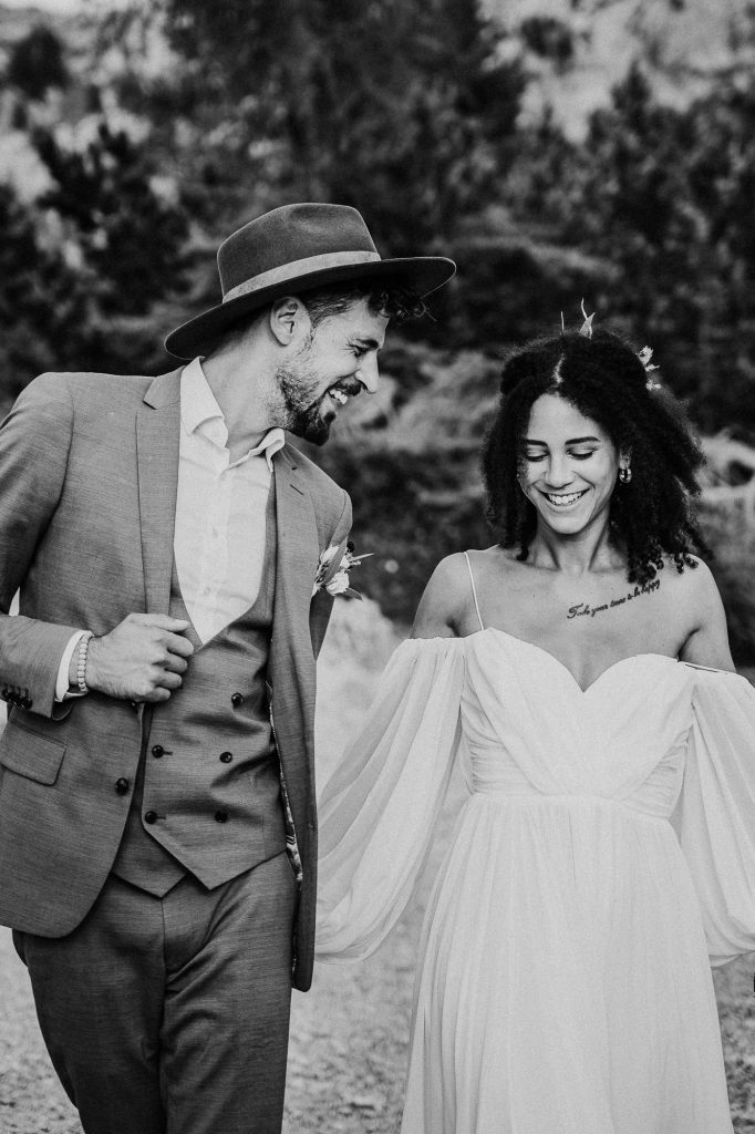 Elopement Hochzeit Dolomiten Paar