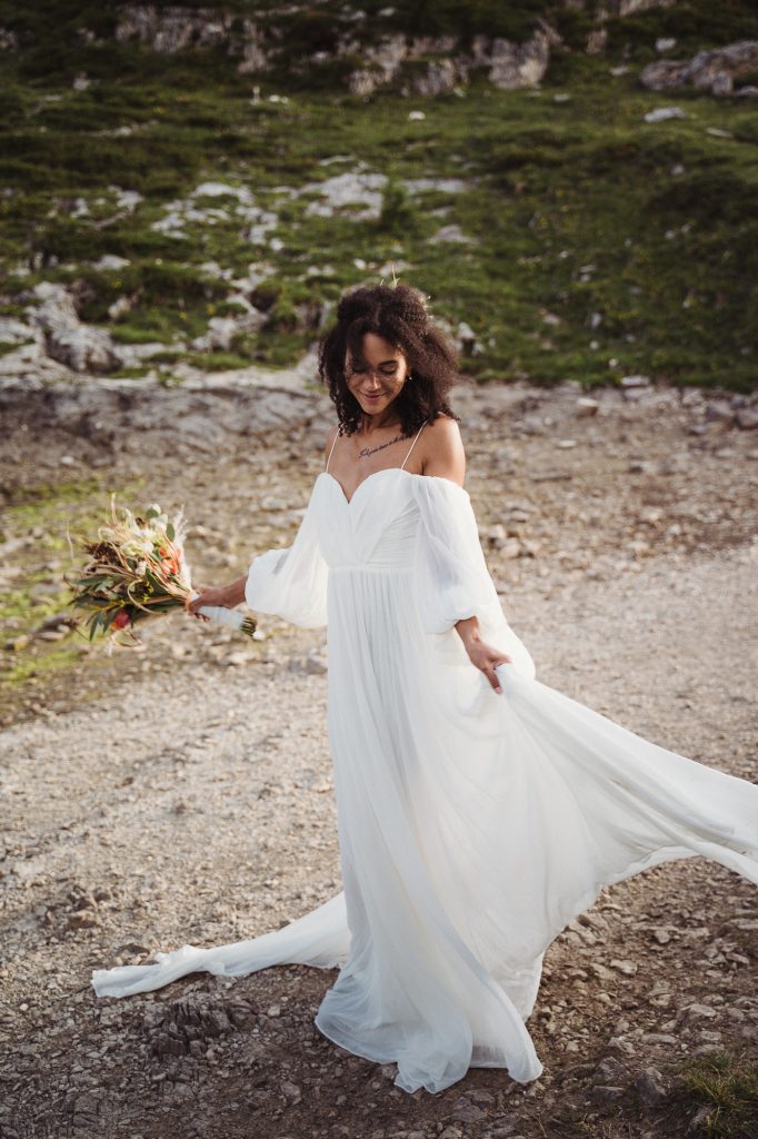 Elopement Hochzeit Dolomiten Paar