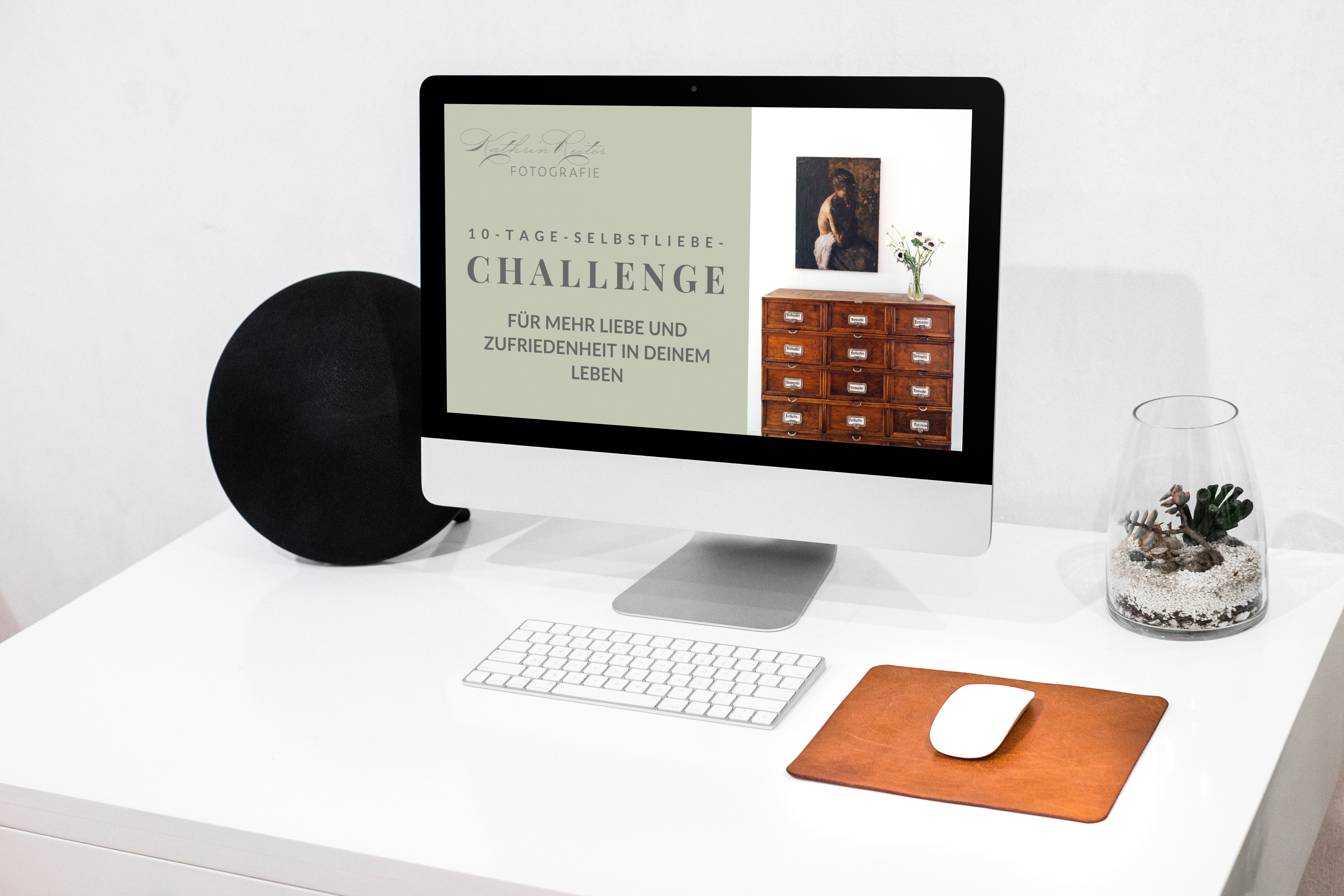 Mockup Freebie selbst liebe challenge