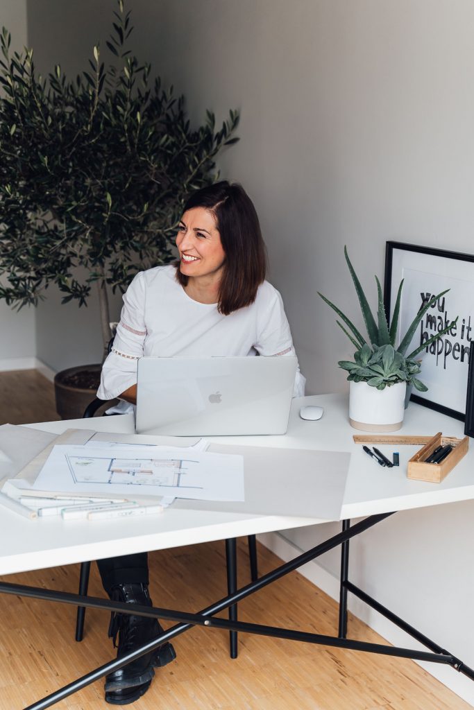 business frau computer