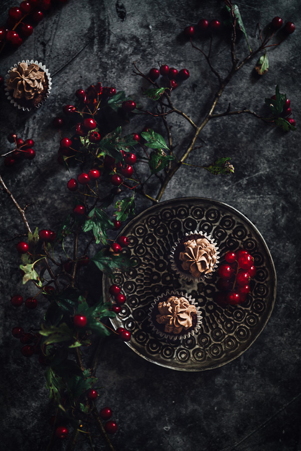 food cupcakes weihnachten Essen Business Flatlay