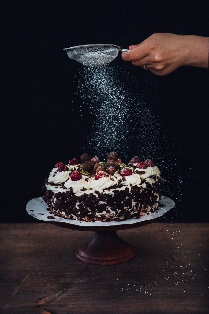 schwarzwälderkirschtorte Kuchen food fotografie