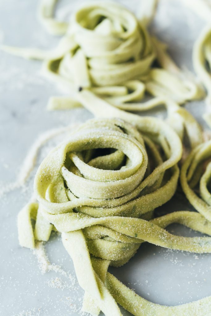 food bärlauch pasta homemade Fotografie