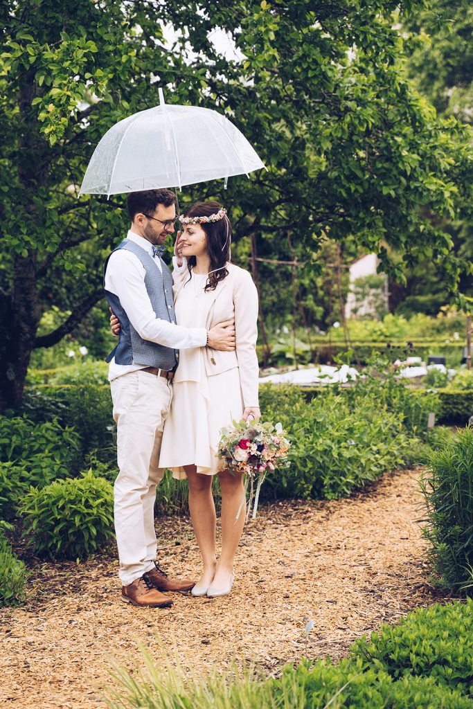 paar Hochzeit elopement Blumen fotografie