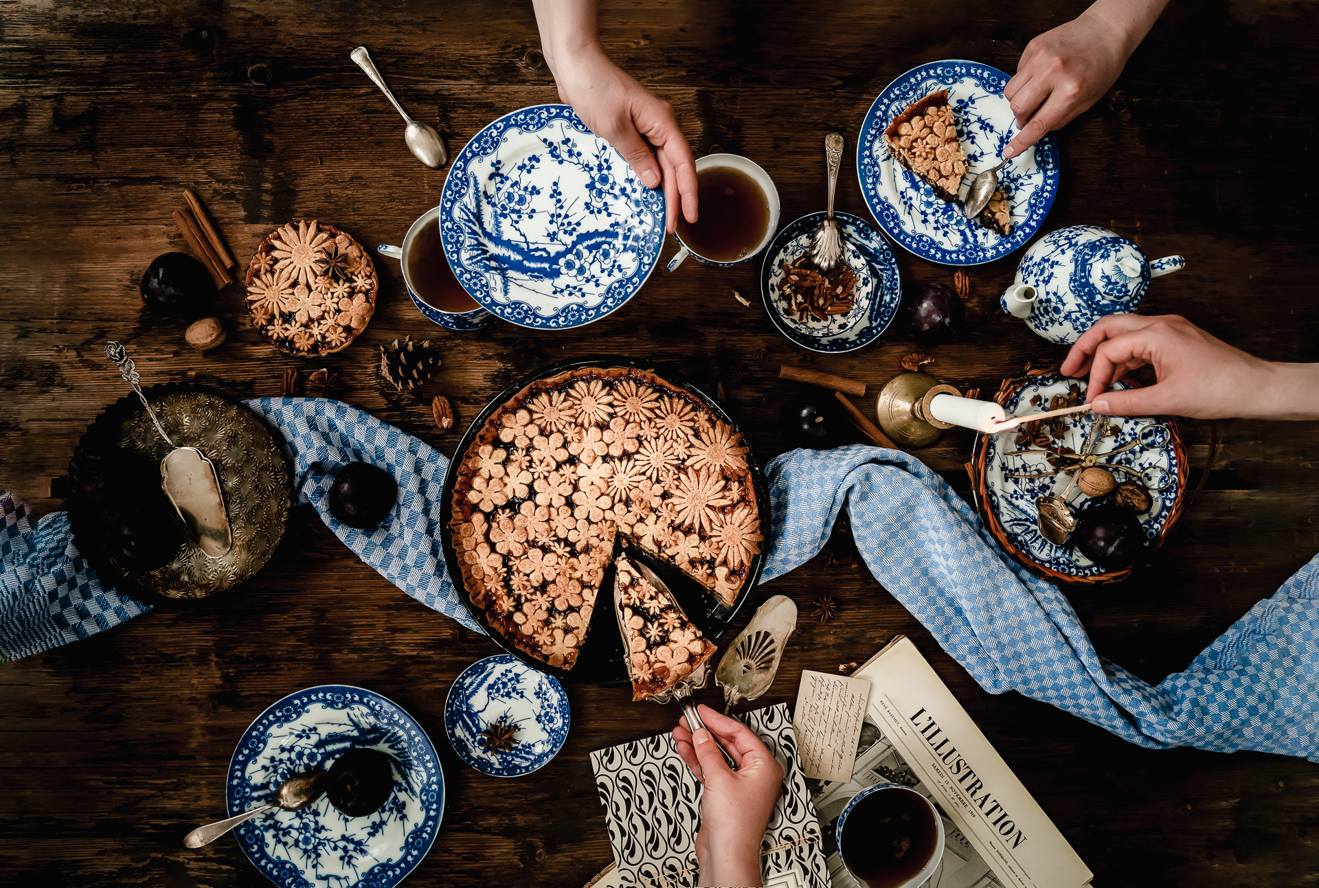 Crostata Marmelade Mürbeteig Food Fotografie