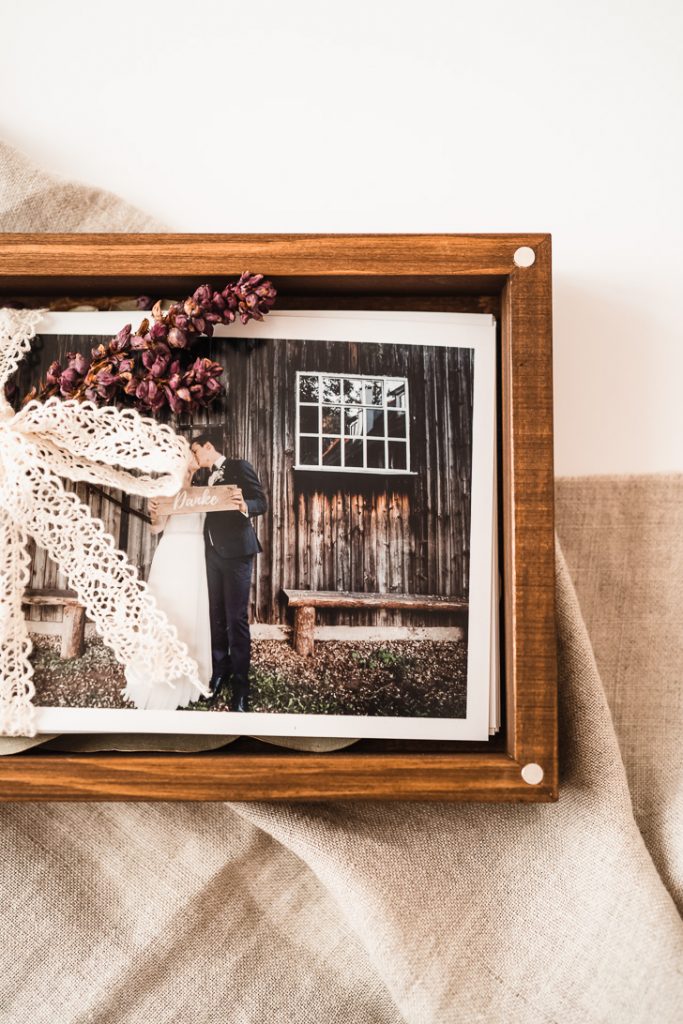 Produkt Holzschachtel Print Druck Usb Stick Hochzeit Erinnerung