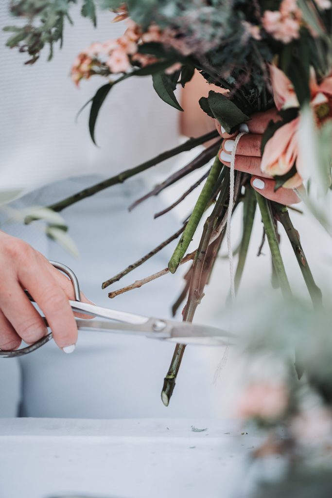 Blumen Floristin Business Branding Fotos