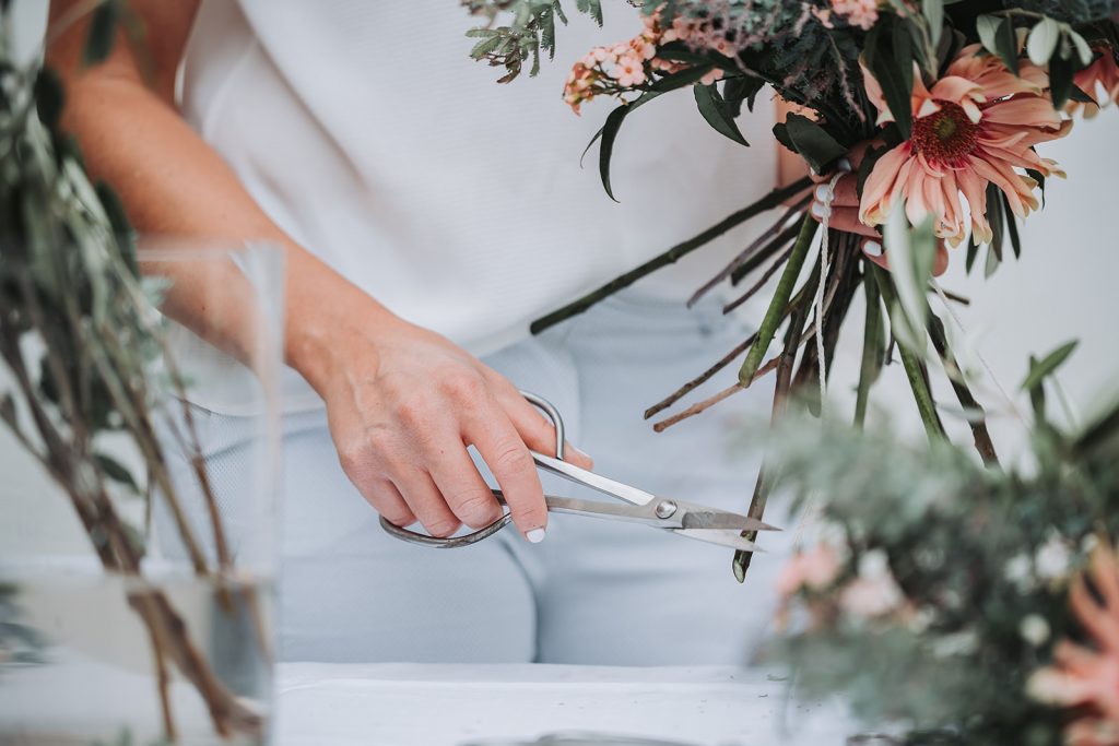 Blumen Floristin Business Branding Fotos