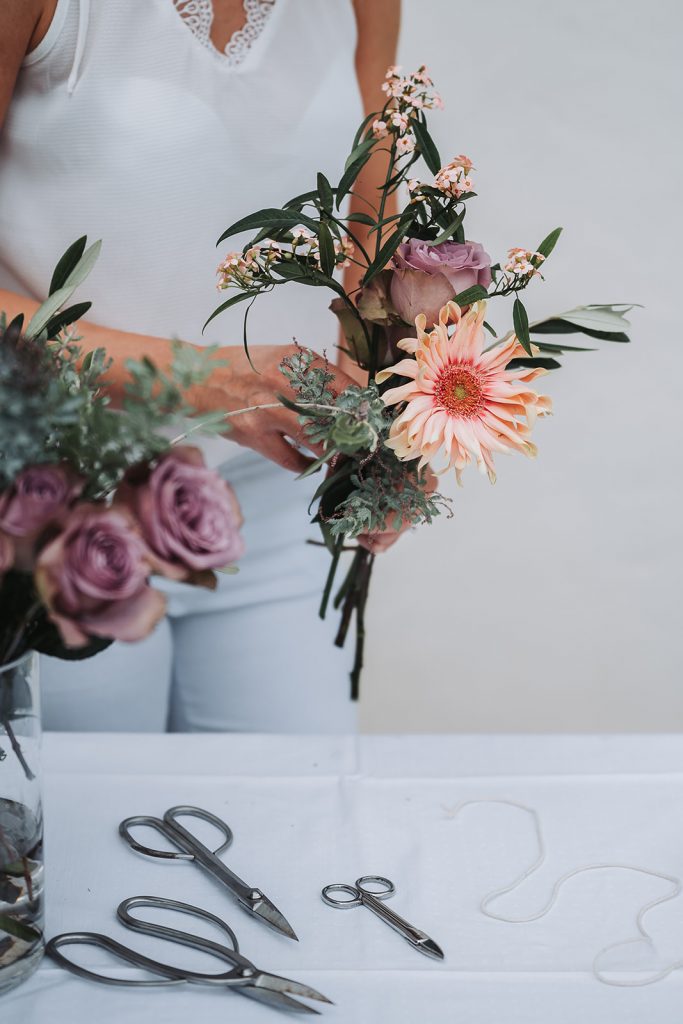 Blumen Floristin Business Branding Fotos