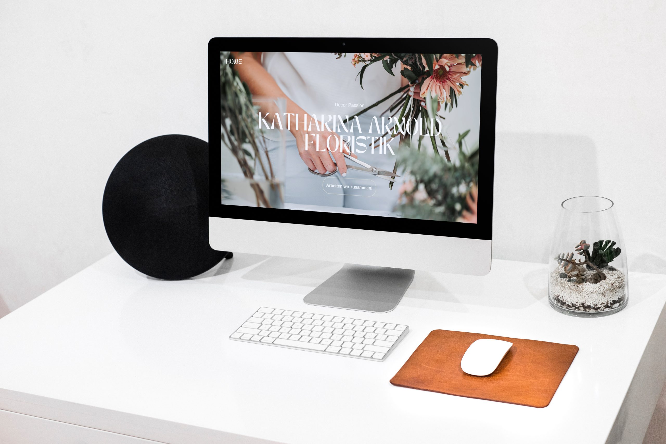 Blumen Floristin Business Branding Fotos