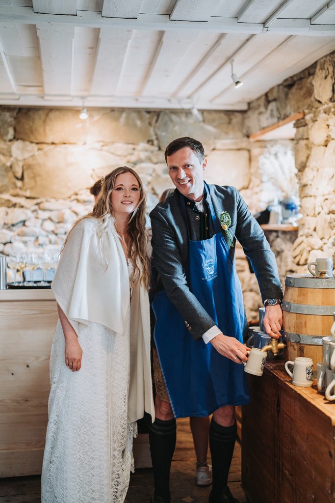 Hochzeit Schliersee Wasmeier Freilichtmuseum Hochzeitsfeier Brautpaar München